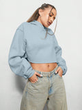 Moletom Oversized Cropped Loungewear
