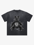 Spiked Bear Graphic T-Shirt