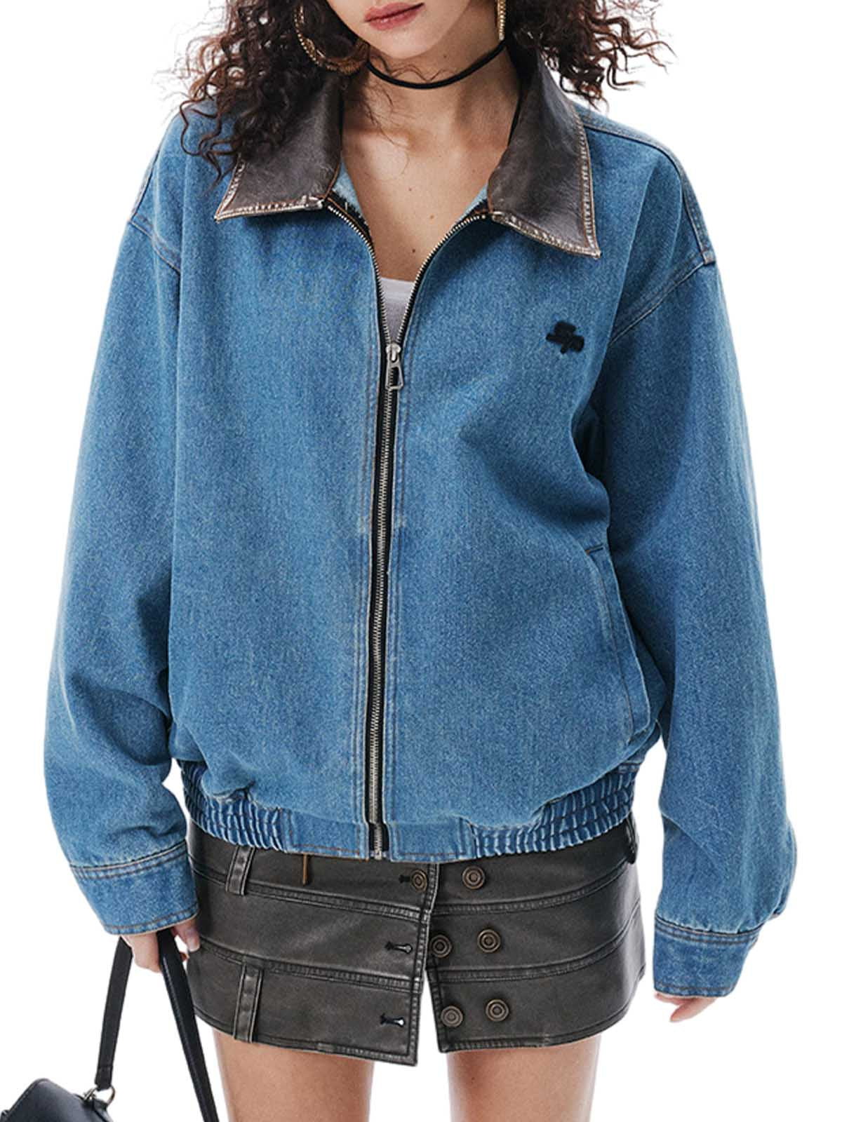 Jaqueta Pavtros Heavy Washed Denim Work - foto 3