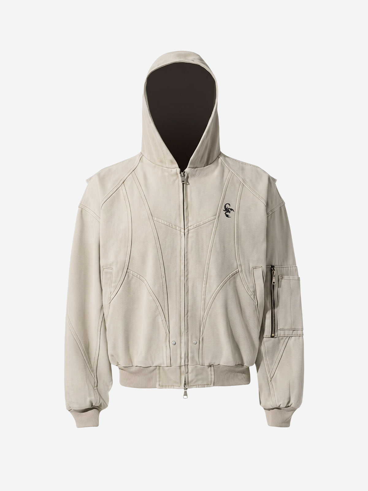 Jaqueta Pavtros Washed Deconstructed Multi Pocket