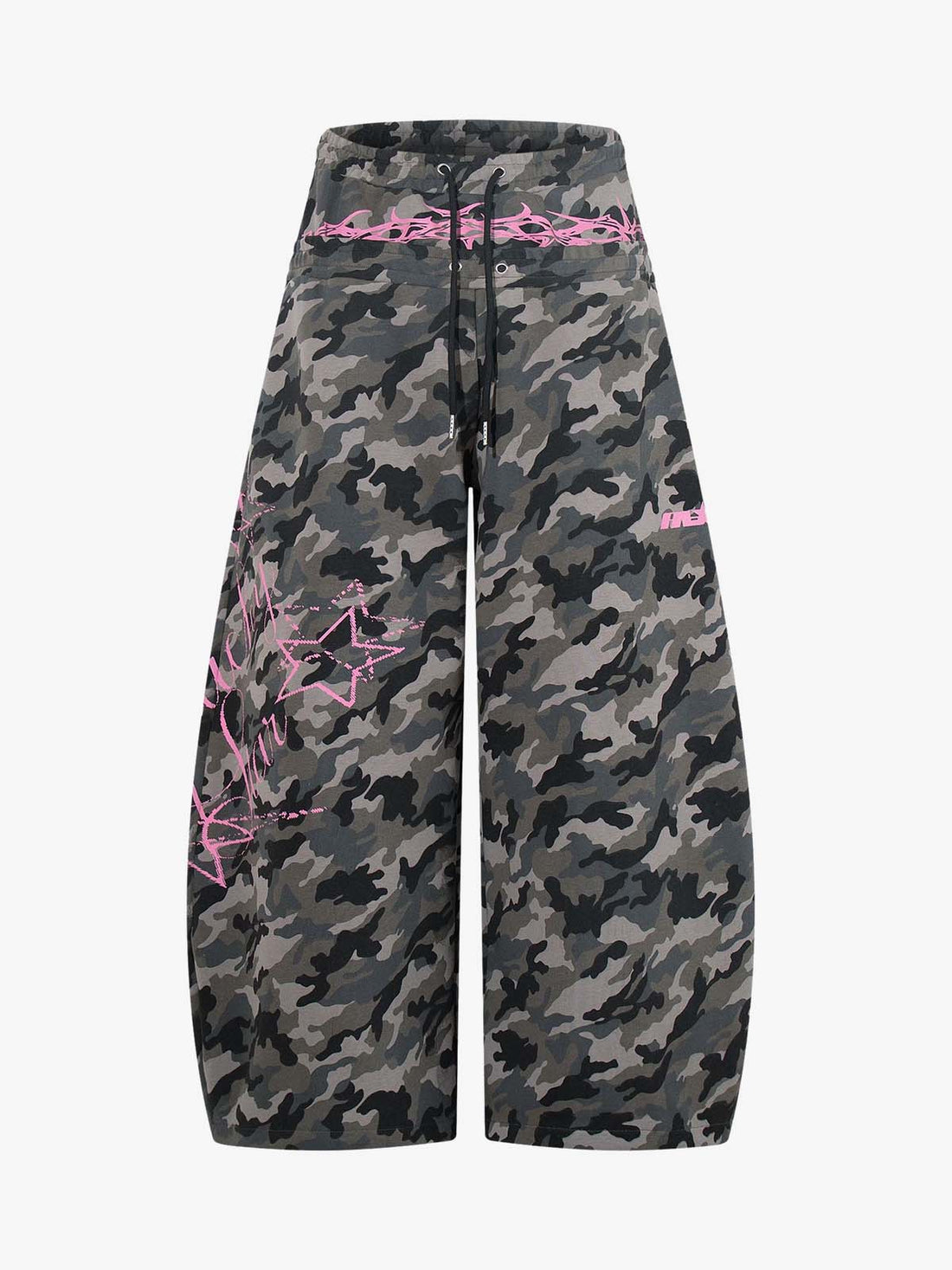 Calça Pavtros Y2k Camo Print Barrel - foto 1