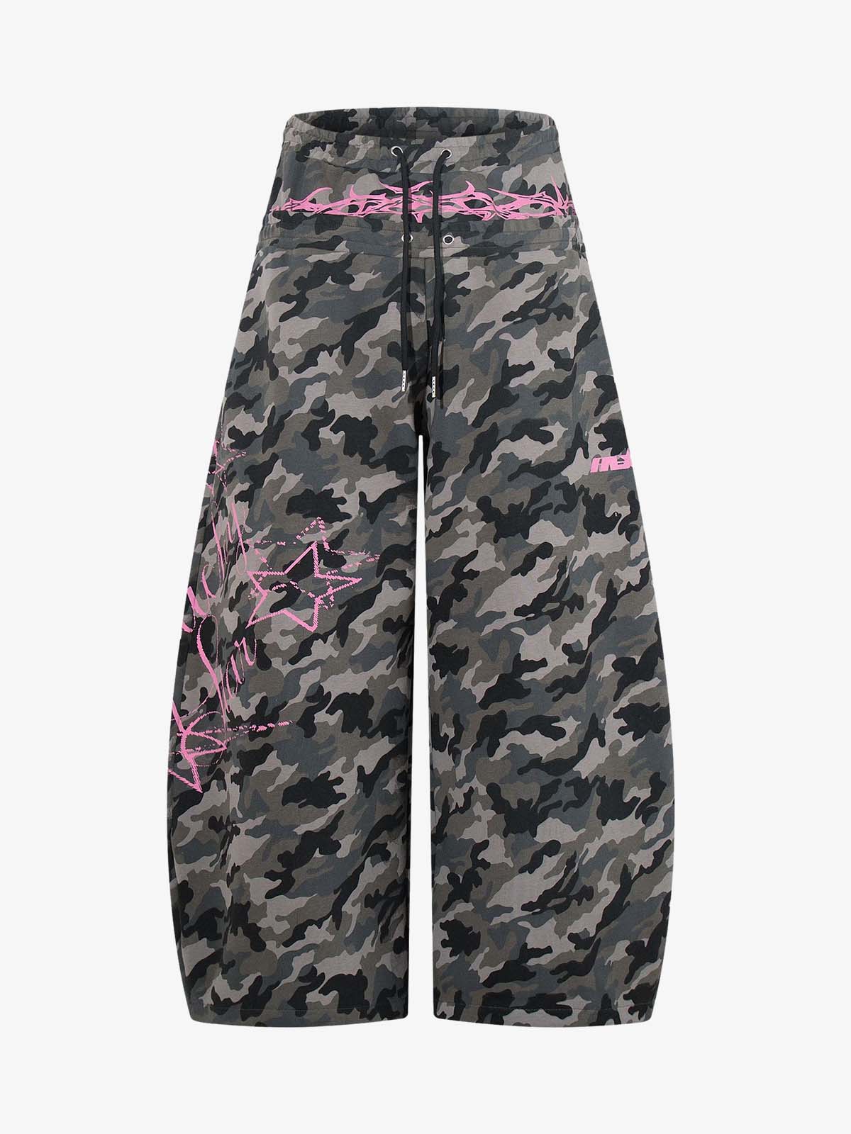 Calça Pavtros Y2k Camo Print Barrel