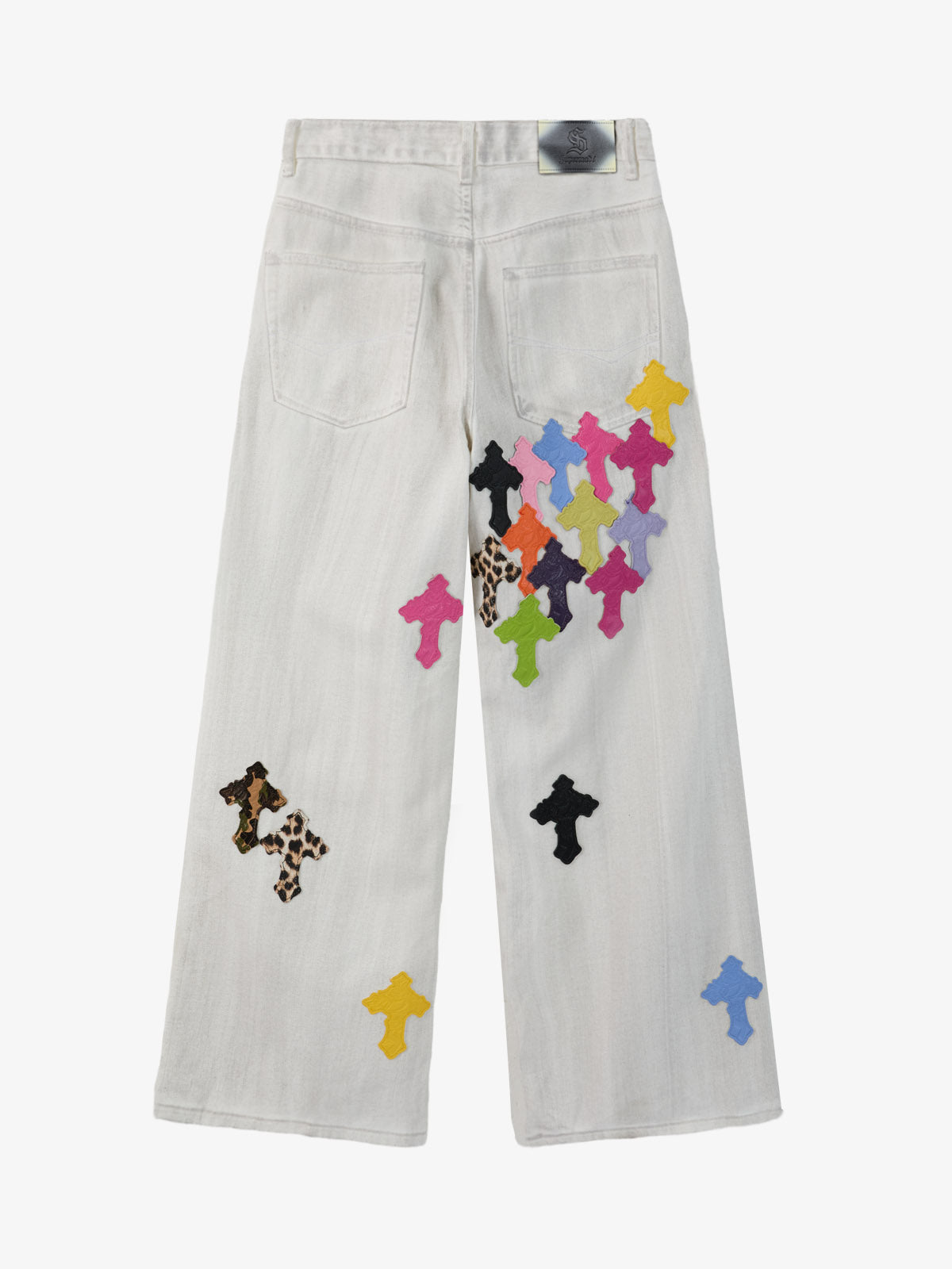 Calça Pavtros Colorful Cross Patch Straight