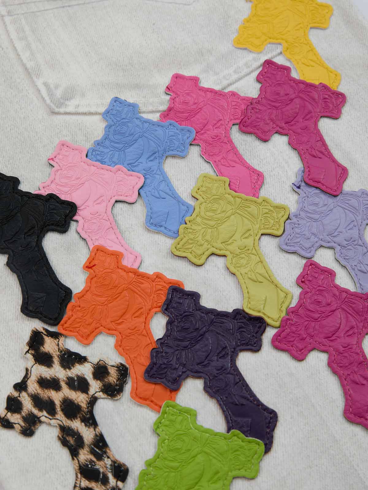 Calça Pavtros Colorful Cross Patch Straight