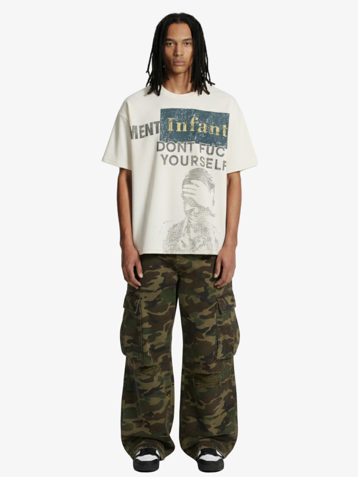 Camiseta Pavtros Studios Infant Dont Fuc Yourself Oversized - foto 3