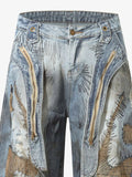Calça RO Style Washed Barrel Jeans