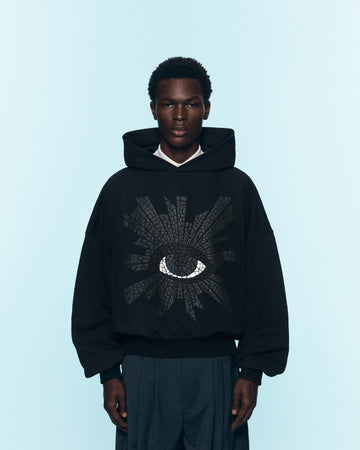 Moletom Pavtros MOSAIC HOODIE IN BLACK Eyes - foto 1
