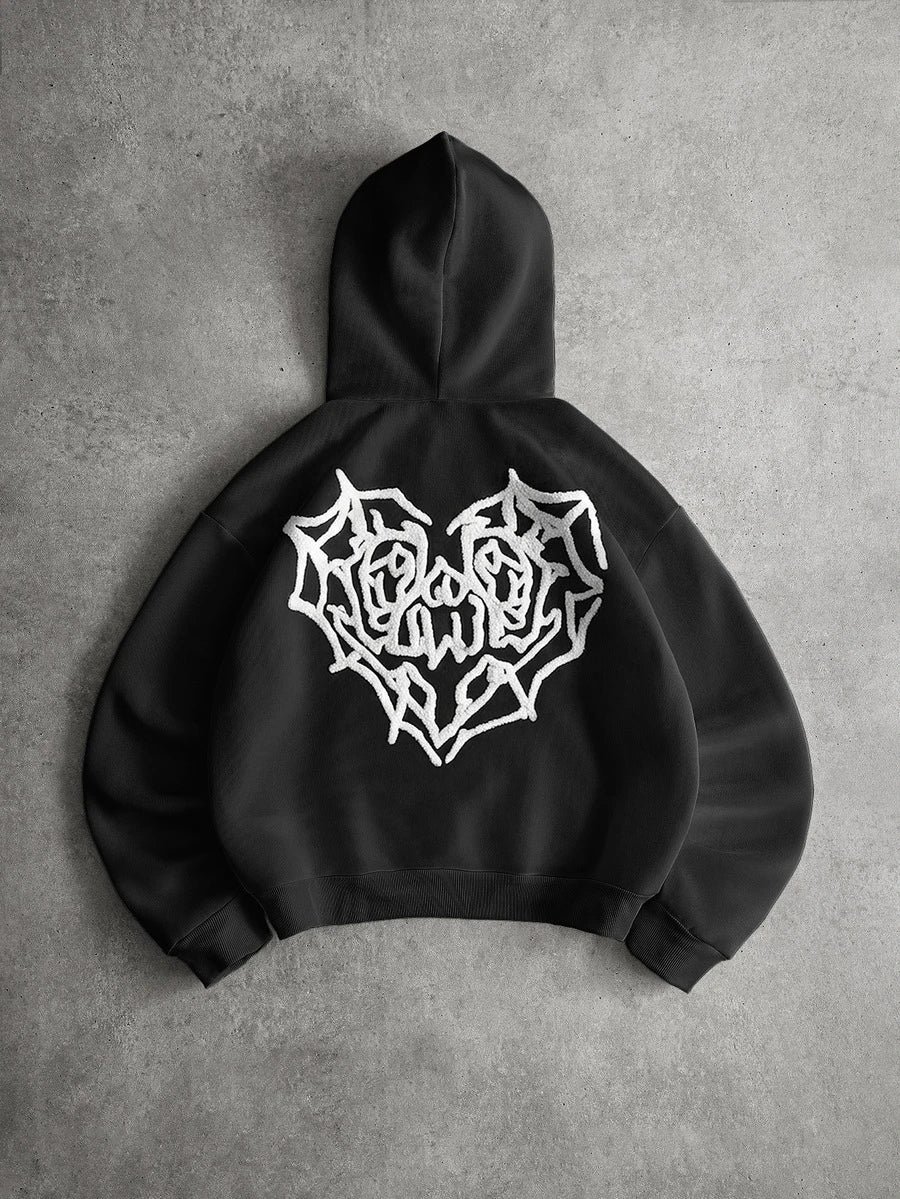 Moletom Pavtros Oversized Grafite Preto