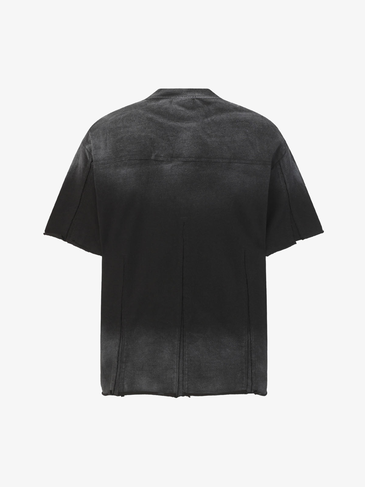 Camiseta Pavtros Minimalist Paneled Washed Black Oversized - foto 4