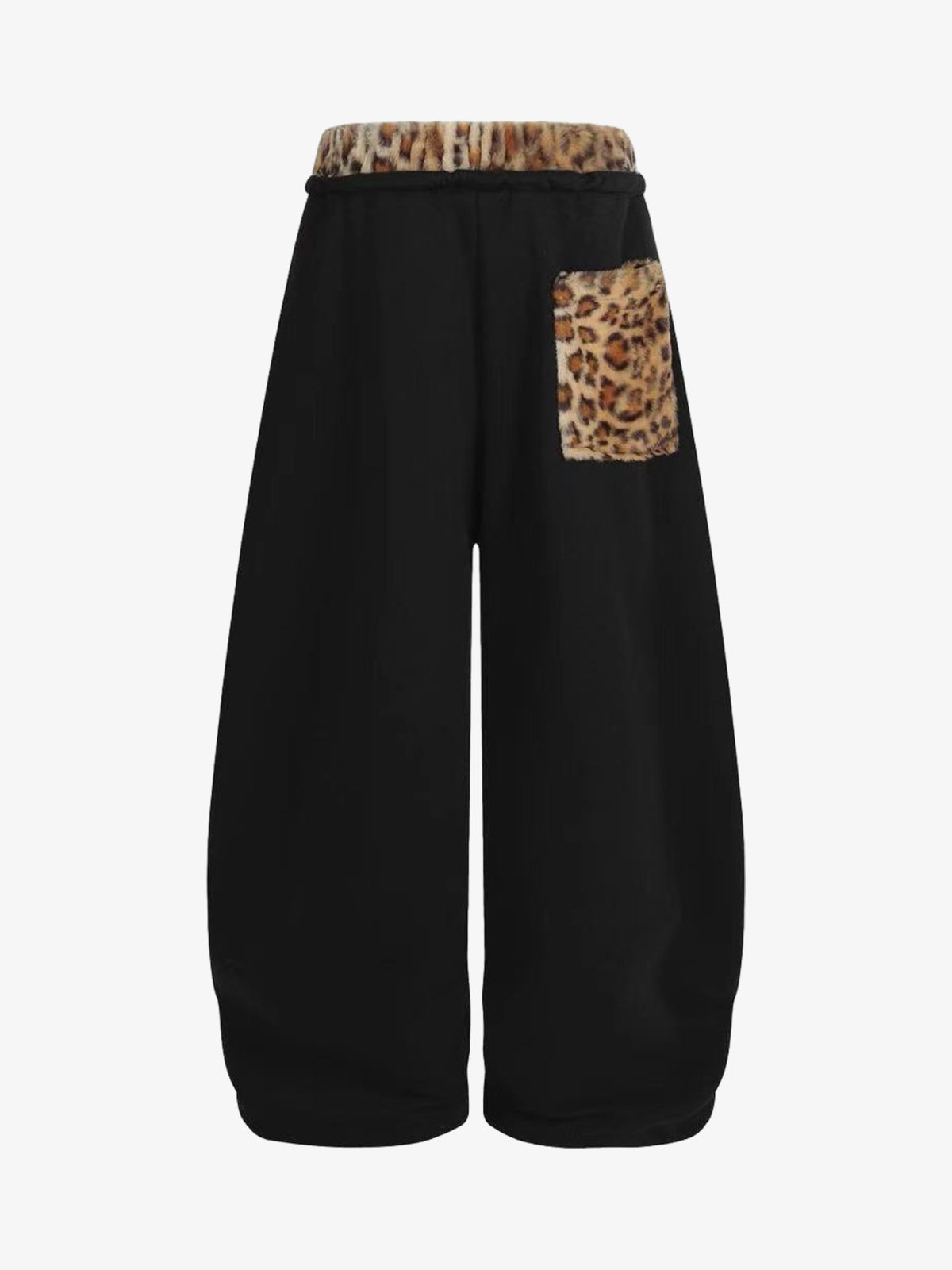Calça Pavtros Double Waist Leopard Patch