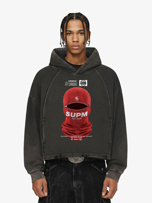 Moletom Pavtros Balaclava Red Mask Hoodie