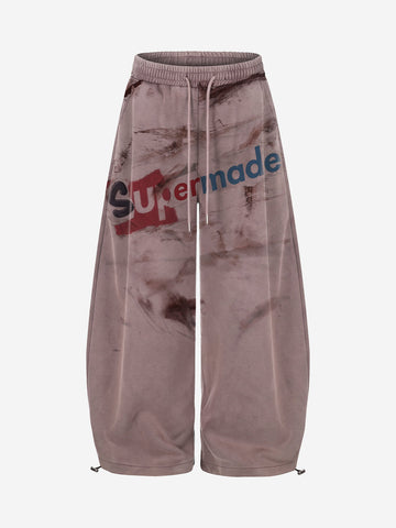 Calça Pavtros Washed Logo Graphic Elastic - foto 1