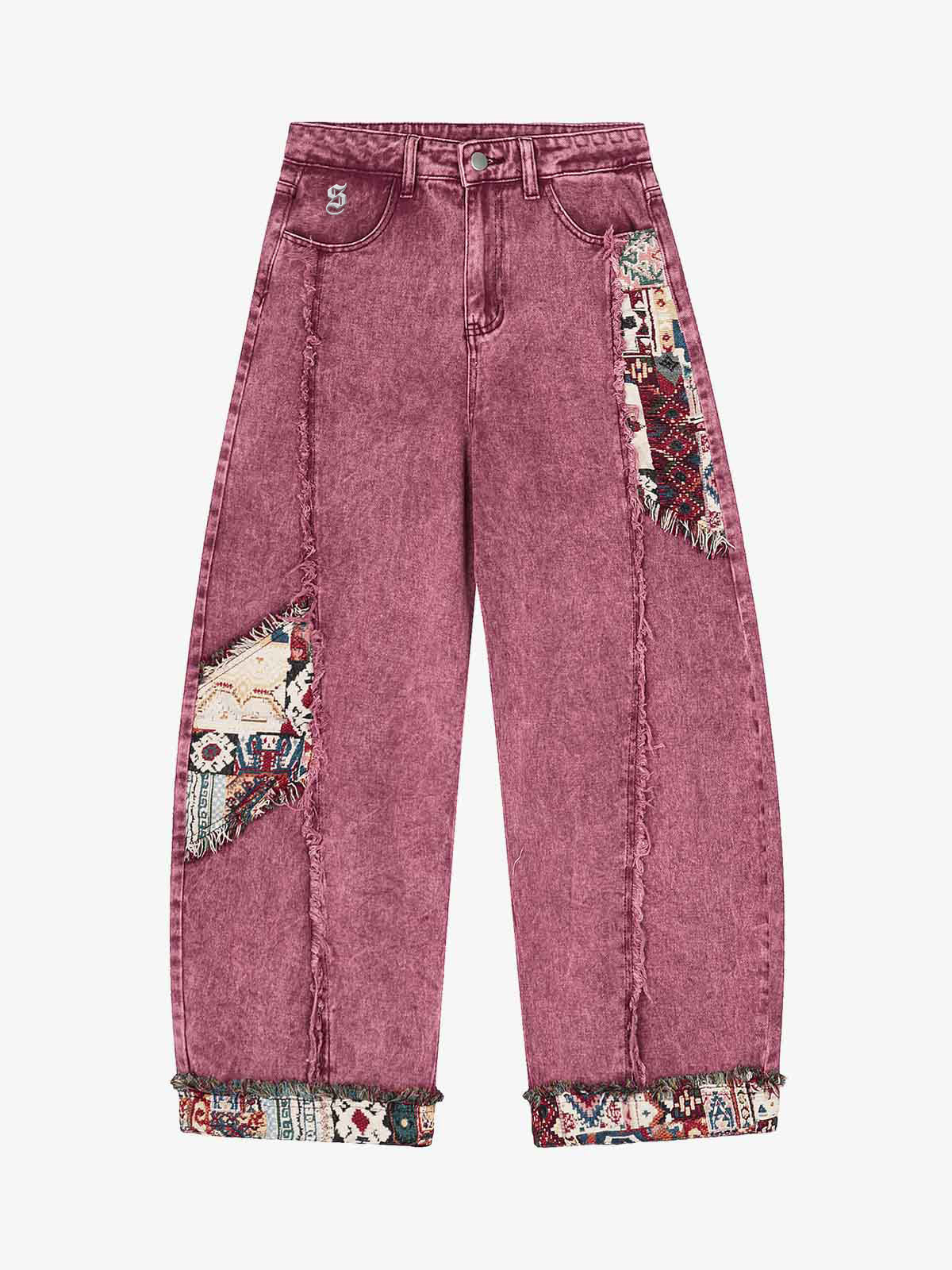 Calça Pavtros Boho Tapestry Patch