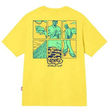 CAMISETA RETRATOS AMARELA "WORLD CUP 2022"