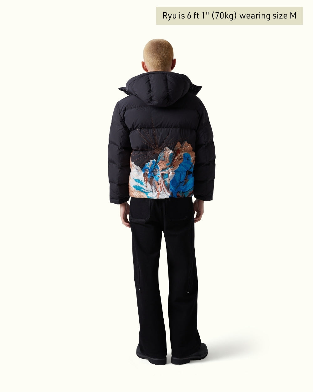 Jaqueta Pavtros Studios Oasis Pyramid Puffer Jacket — Foto 5
