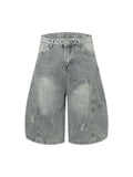Shorts Ripped Deconstructed Split Barrel