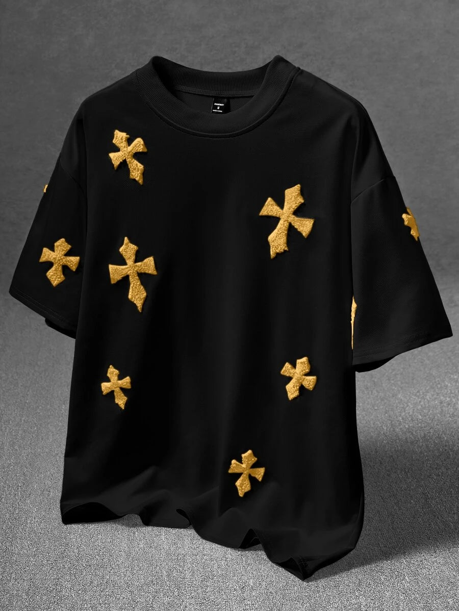 Camiseta Pavtros Estampa Cruzada