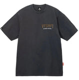 CAMISETA VISH WOLF CINZA ESTONADO - "HALLOWEEN 2022"