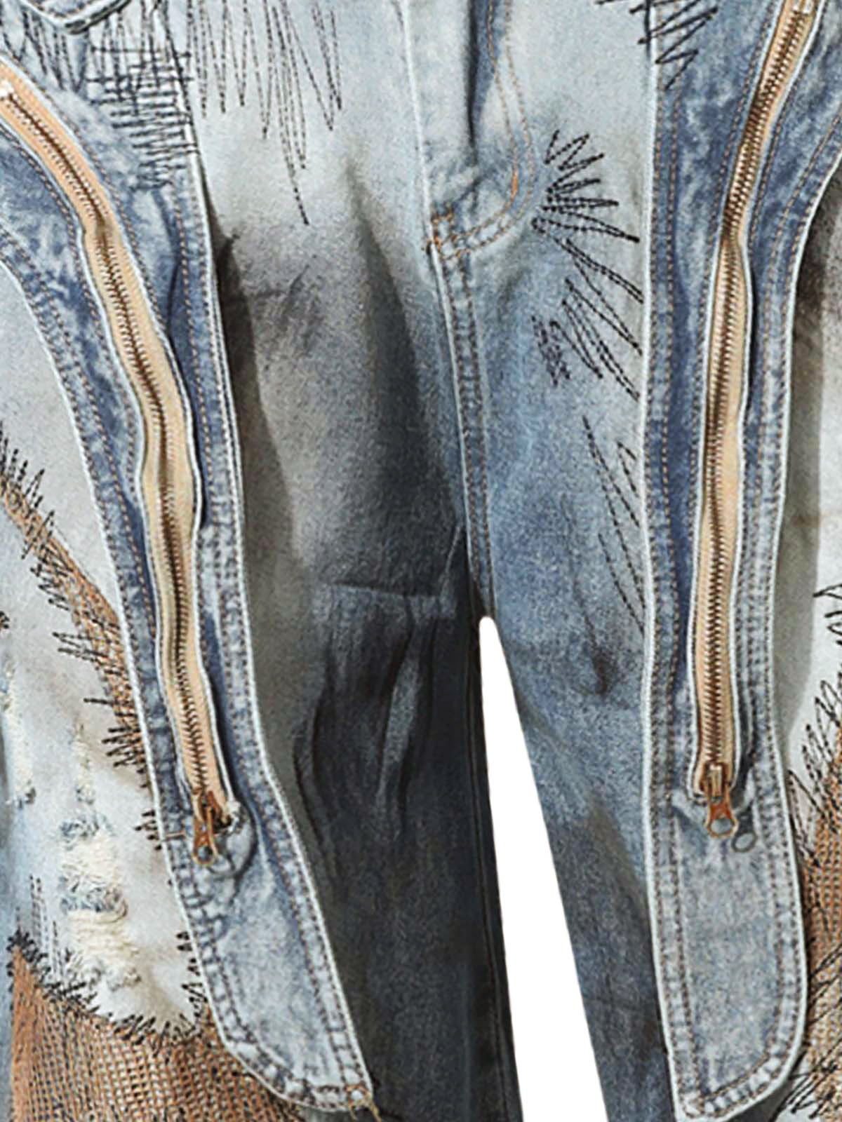 Calça Pavtros Washed Barrel Jeans