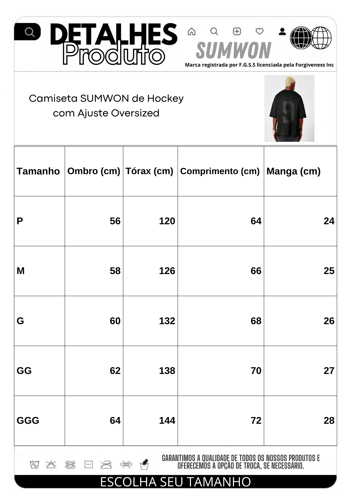 Camiseta Pavtros Hockey Ajuste Oversized - foto 11