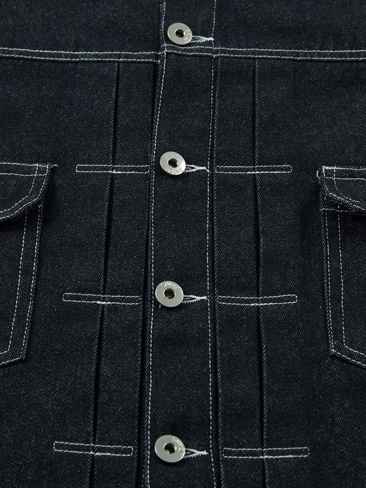 Jaqueta Pavtros Retro Color Denim Jacket - foto 4