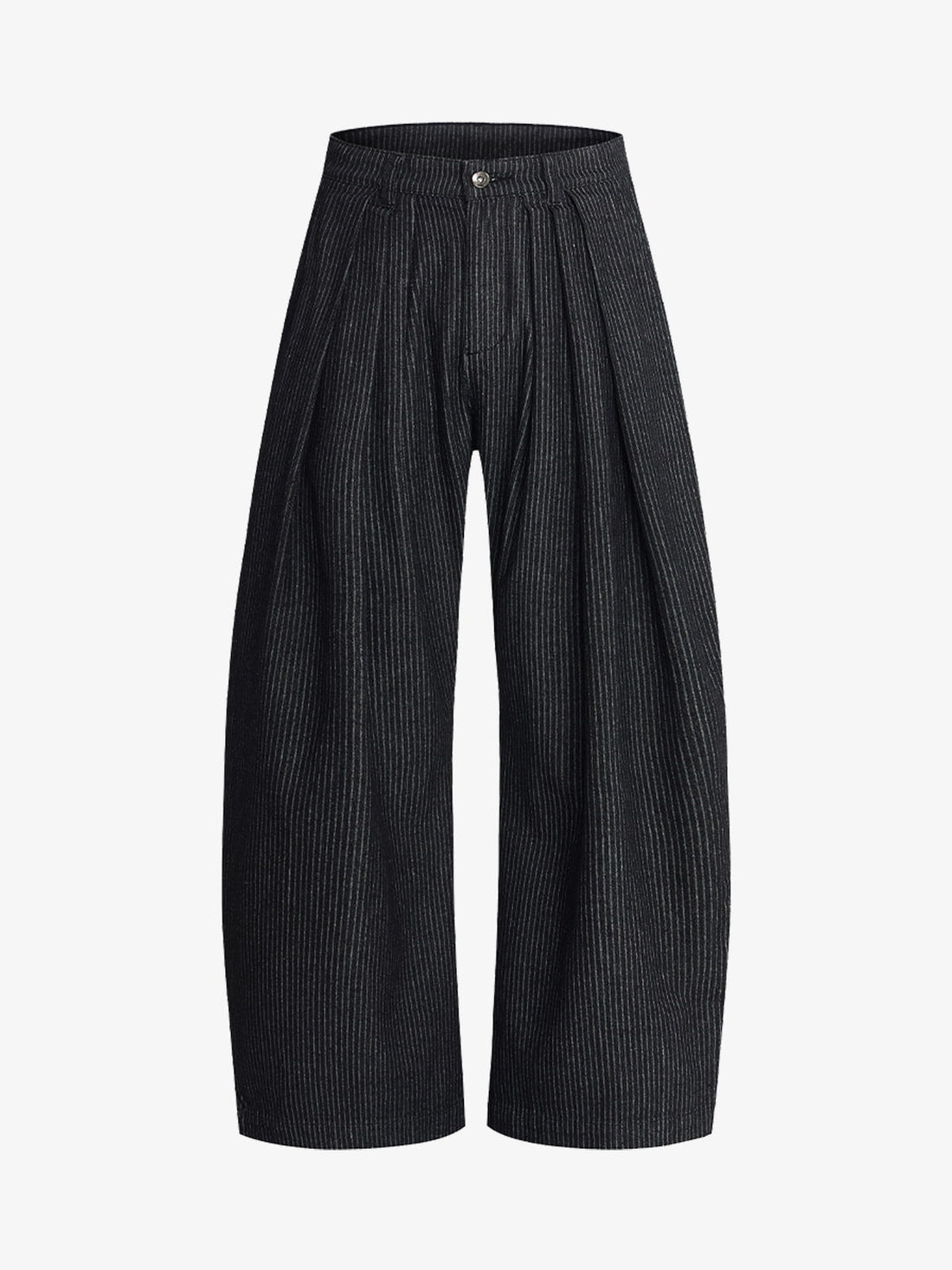 Calça Pavtros Pinstripe Pleated Wide Leg