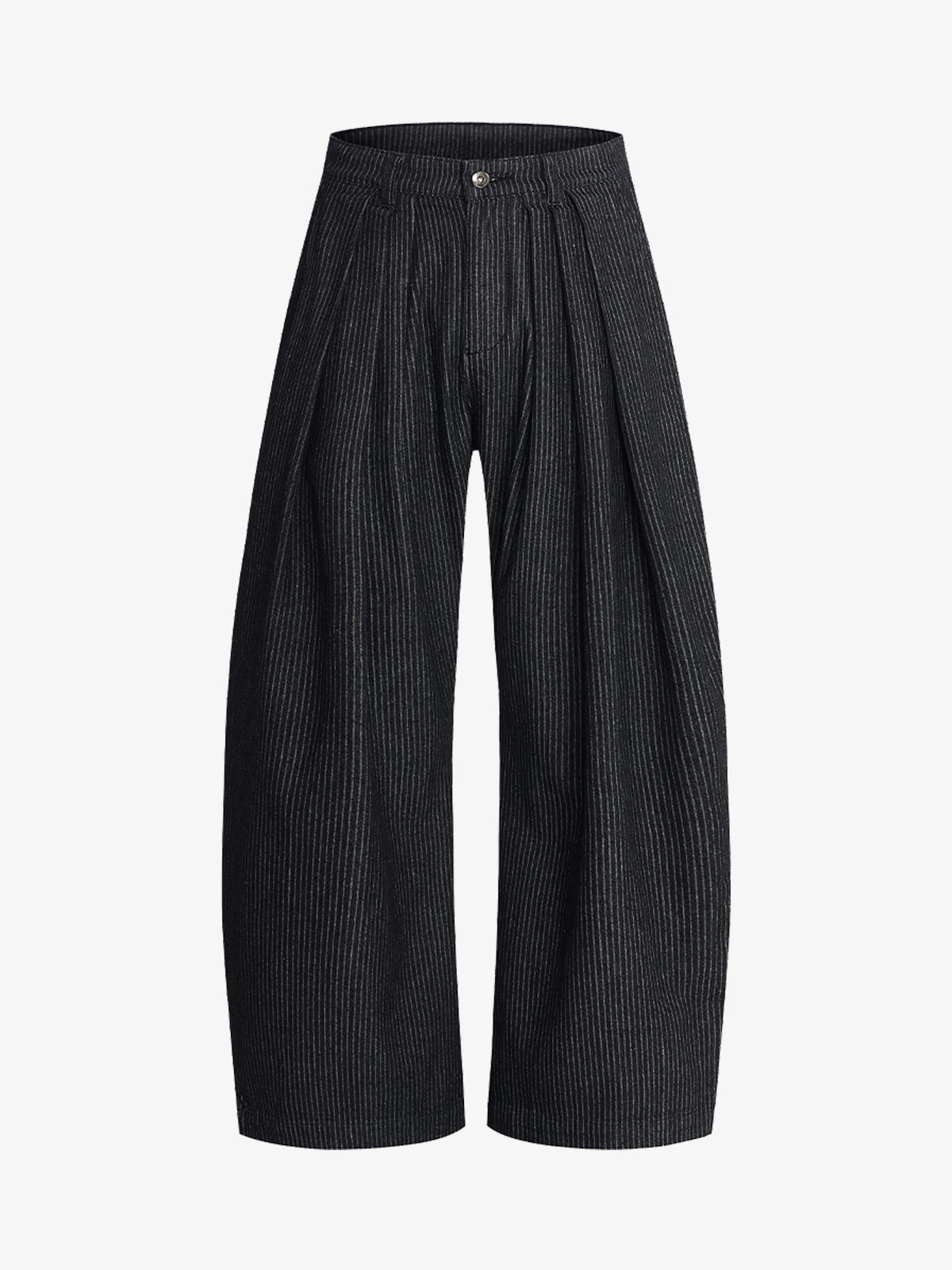 Calça Pavtros Pinstripe Pleated Wide Leg