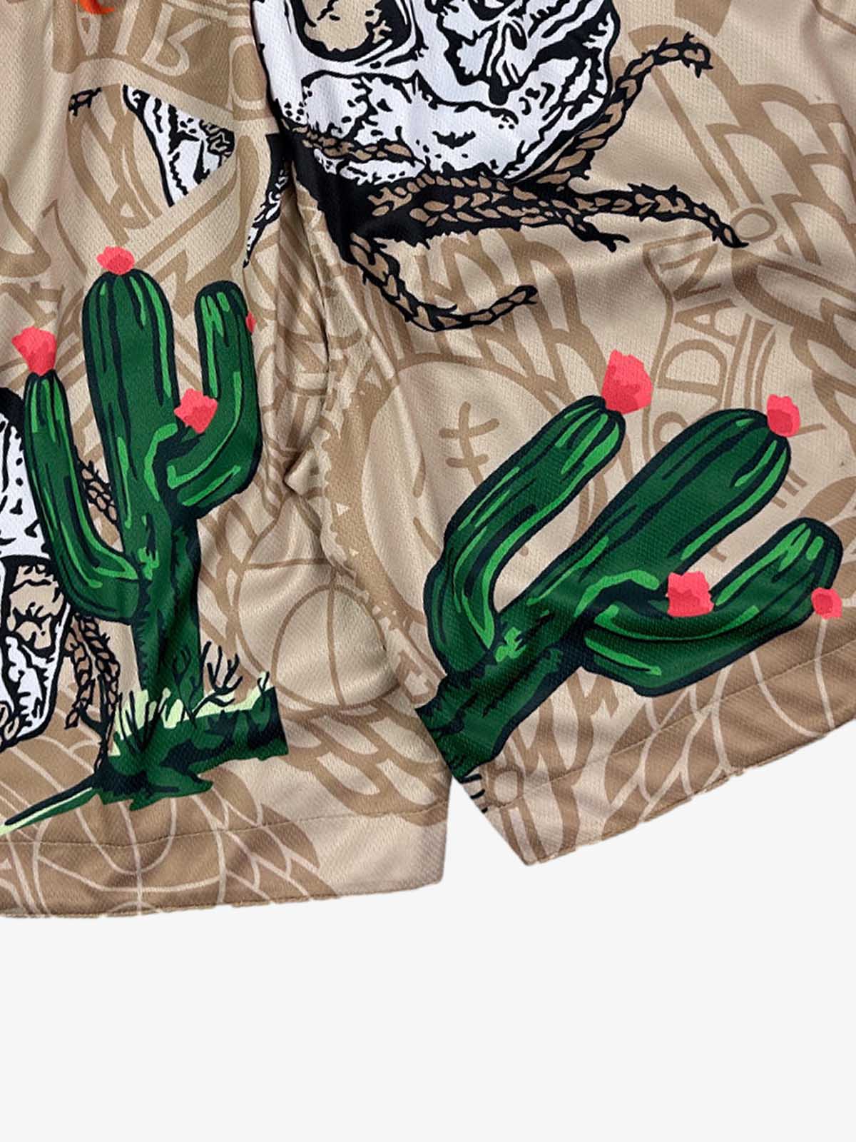 Shorts Pavtros Skull Graphic Athletic
