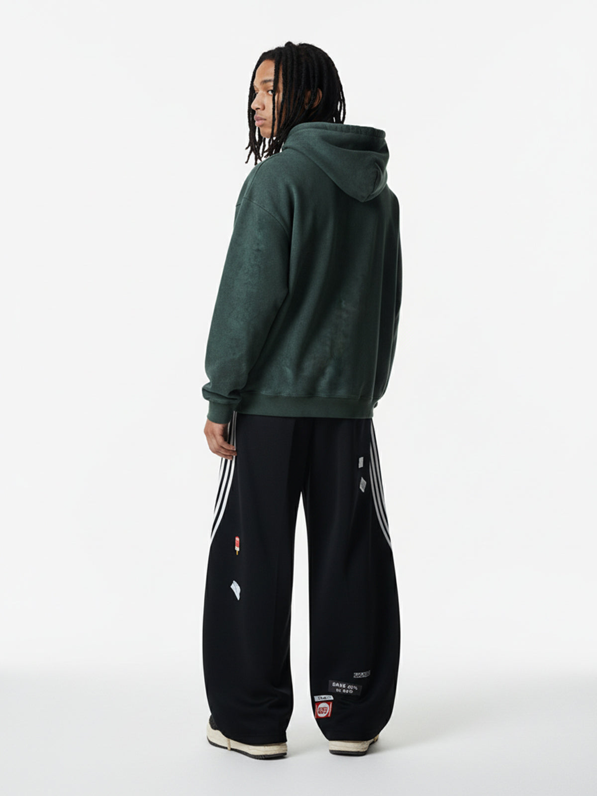 Calça Pavtros Patterned Striped Barrel