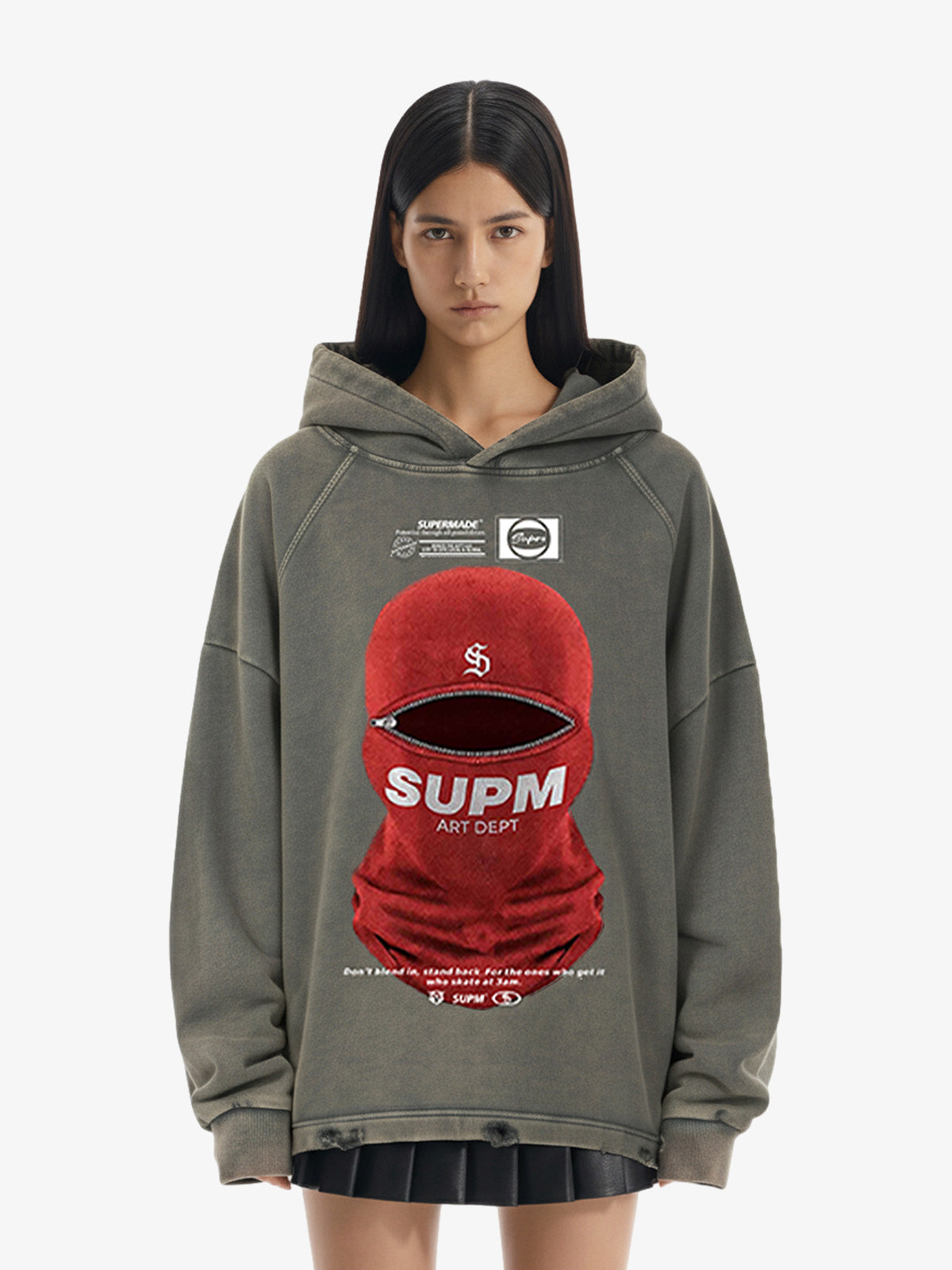 Moletom Pavtros Balaclava Red Mask Hoodie - foto 7