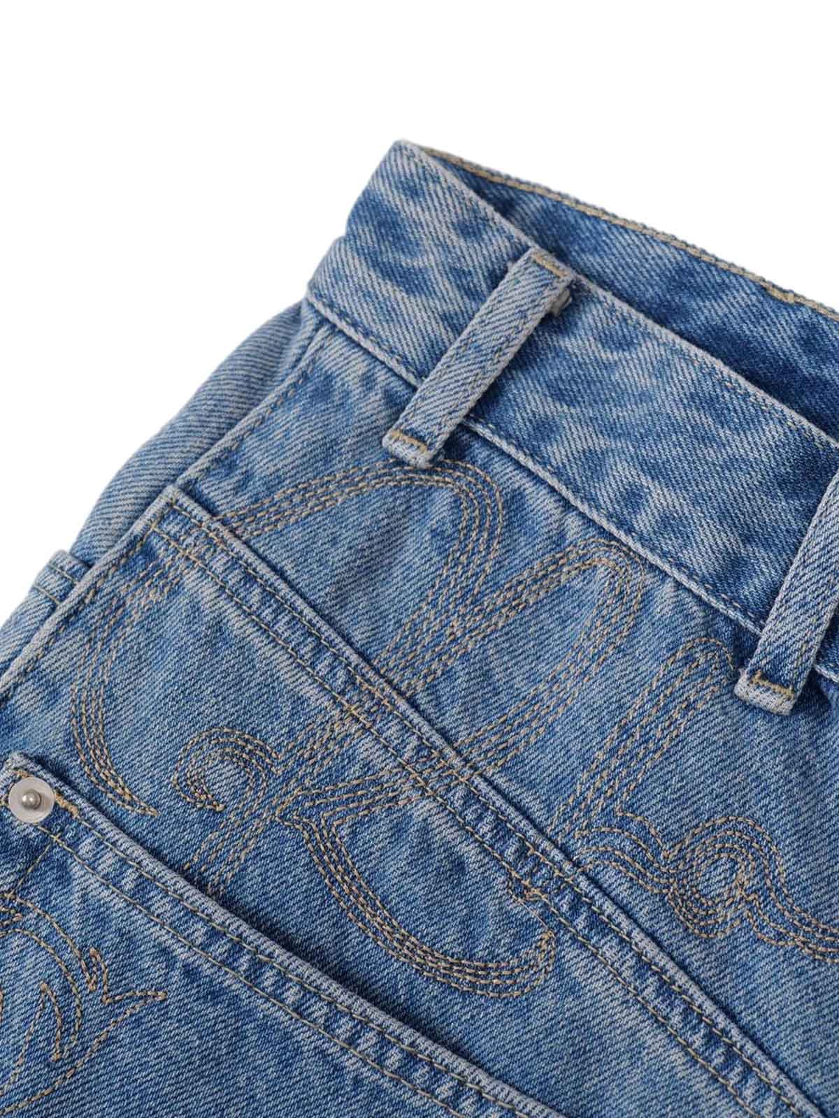 Calça Pavtros Washed Cleanfit Barrel Jeans