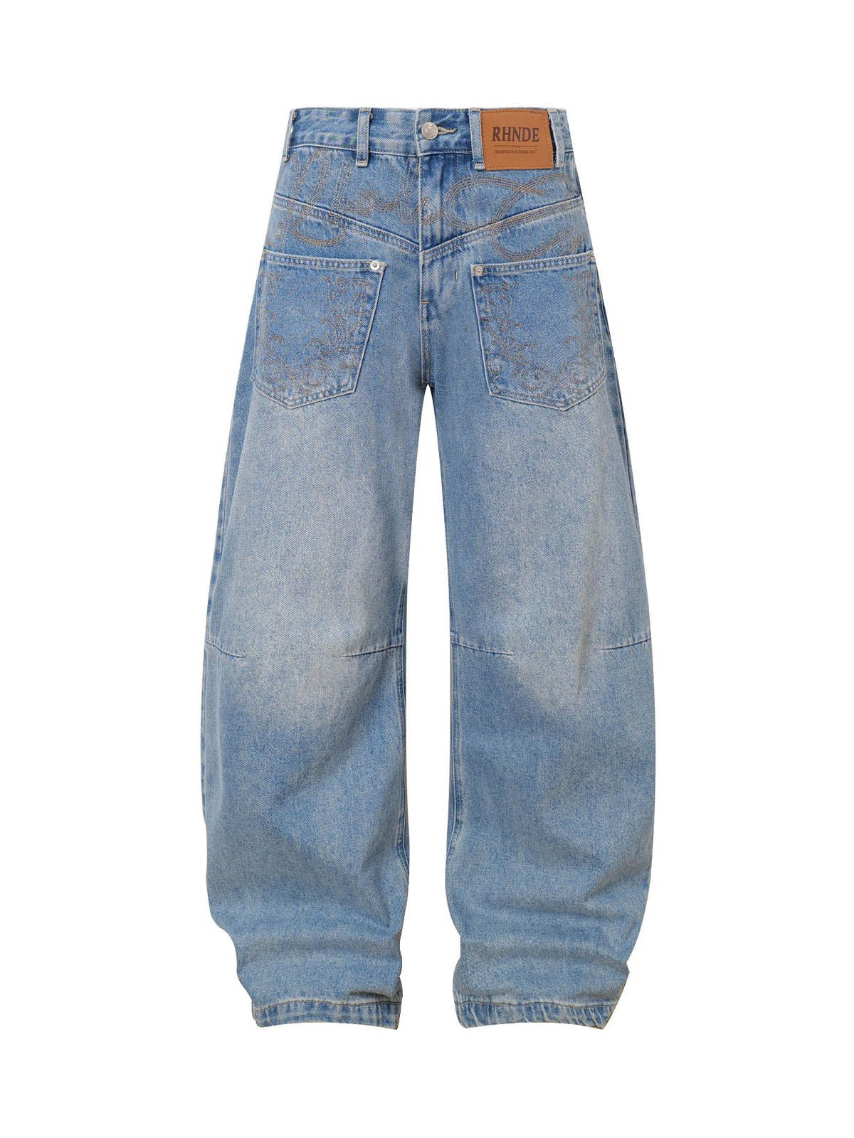 Calça Pavtros Washed Cleanfit Barrel Jeans