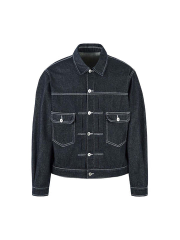 Jaqueta Pavtros Retro Color Denim Jacket - foto 1