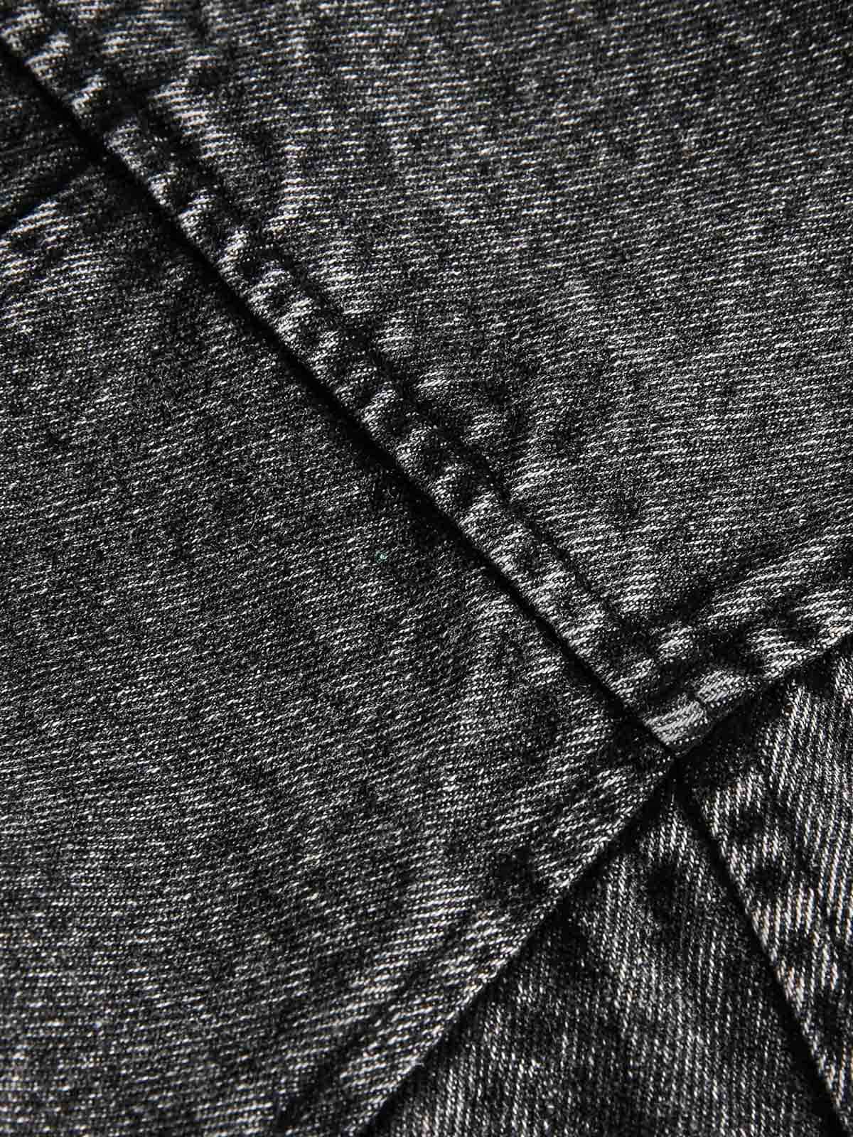 Jaqueta Pavtros Studios Technical Acid Wash Denim Bomber — Foto 5