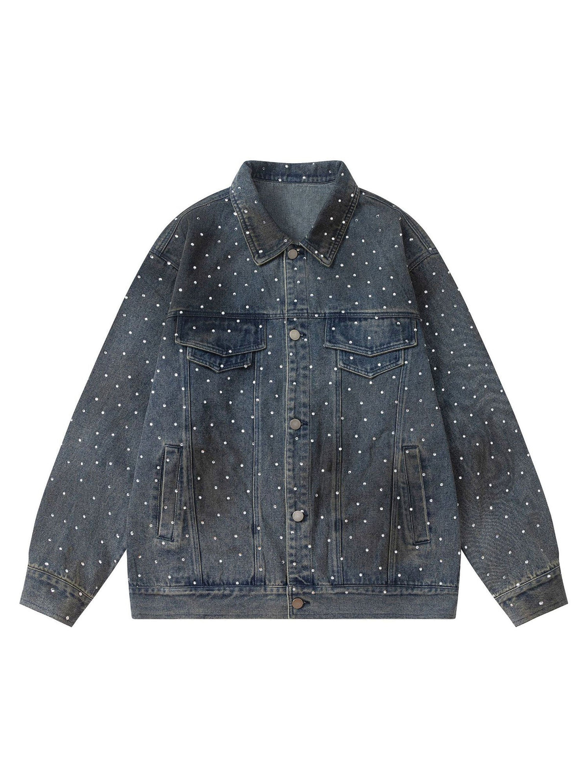Jaqueta Pavtros Beaded Washed Denim - foto 1