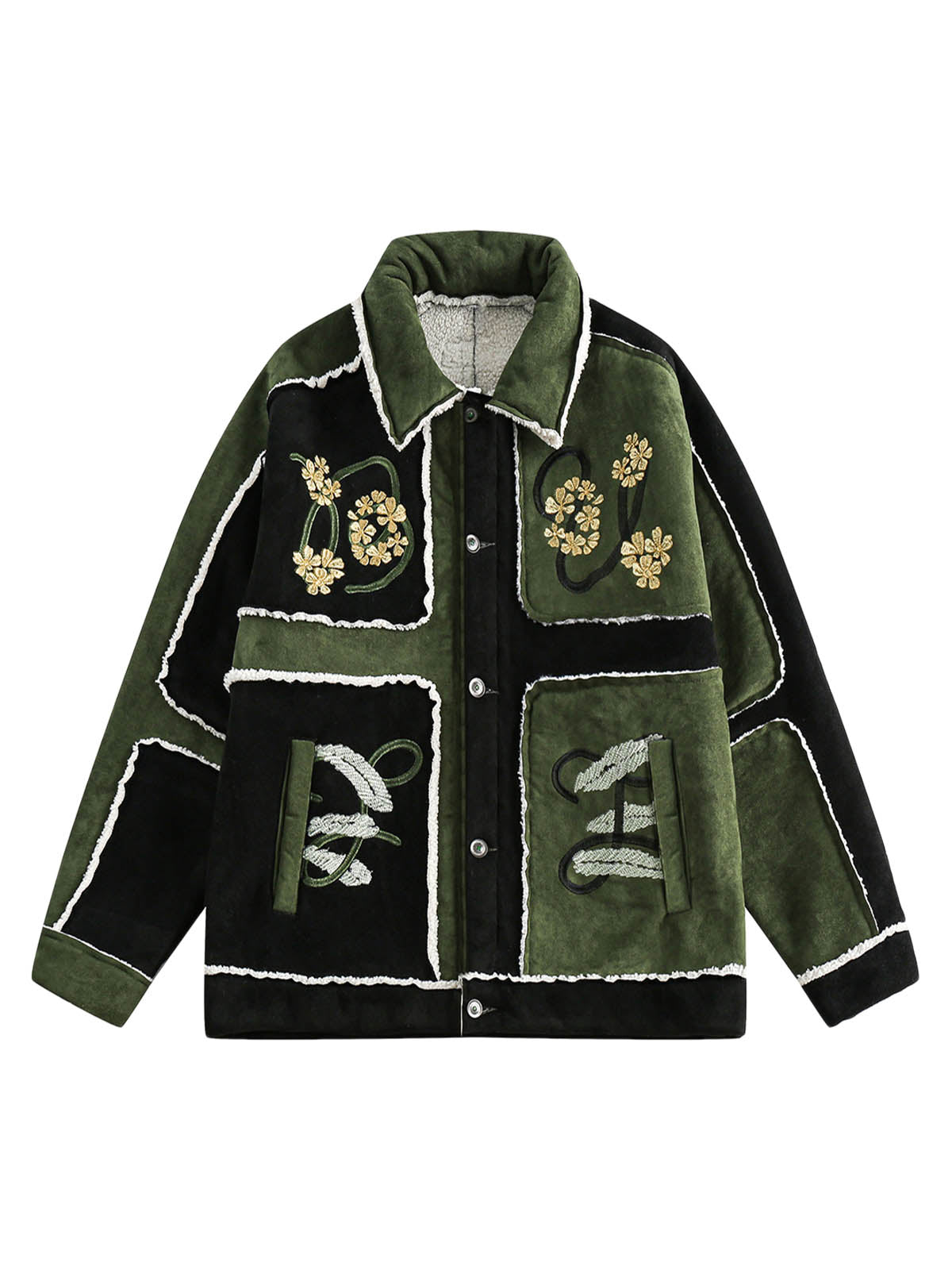 Jaqueta Pavtros Floral Embroidered Fleece - foto 2