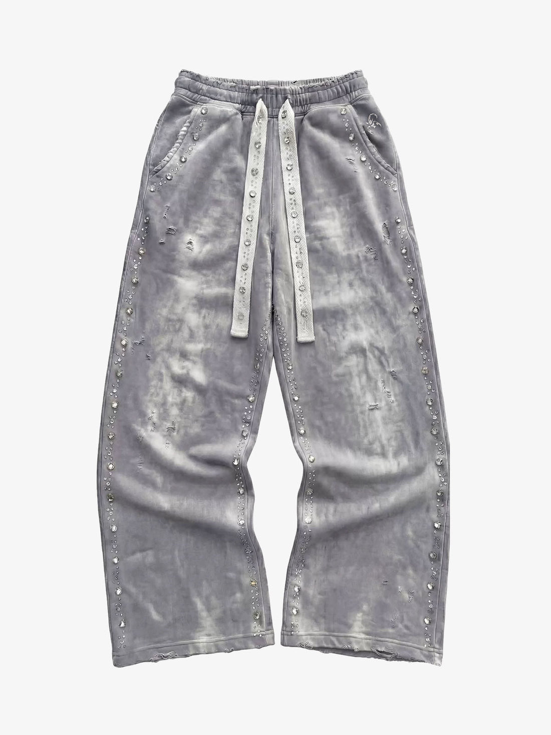 Calça Pavtros Distressed Rhinestone - foto 1