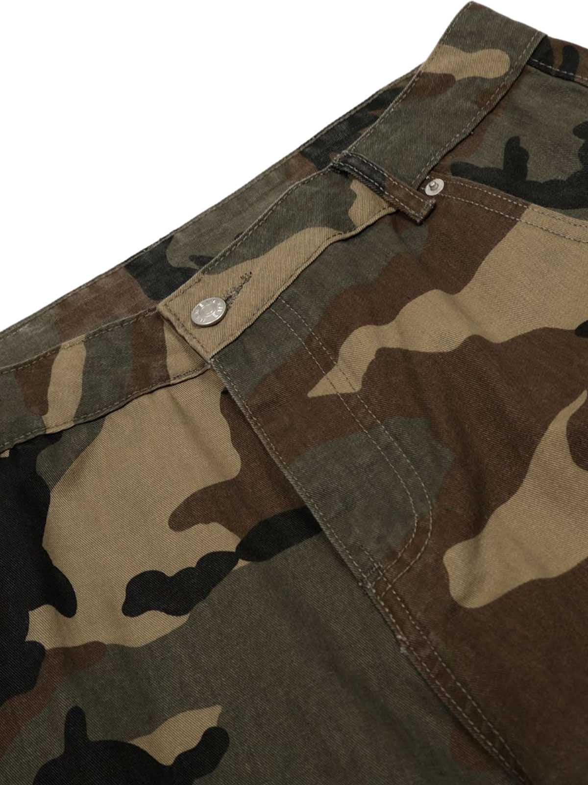 Short Pavtros Camouflage Multi-Pocket Cargo - foto 3