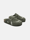 Mule Clog Camurça Pav "CLG"