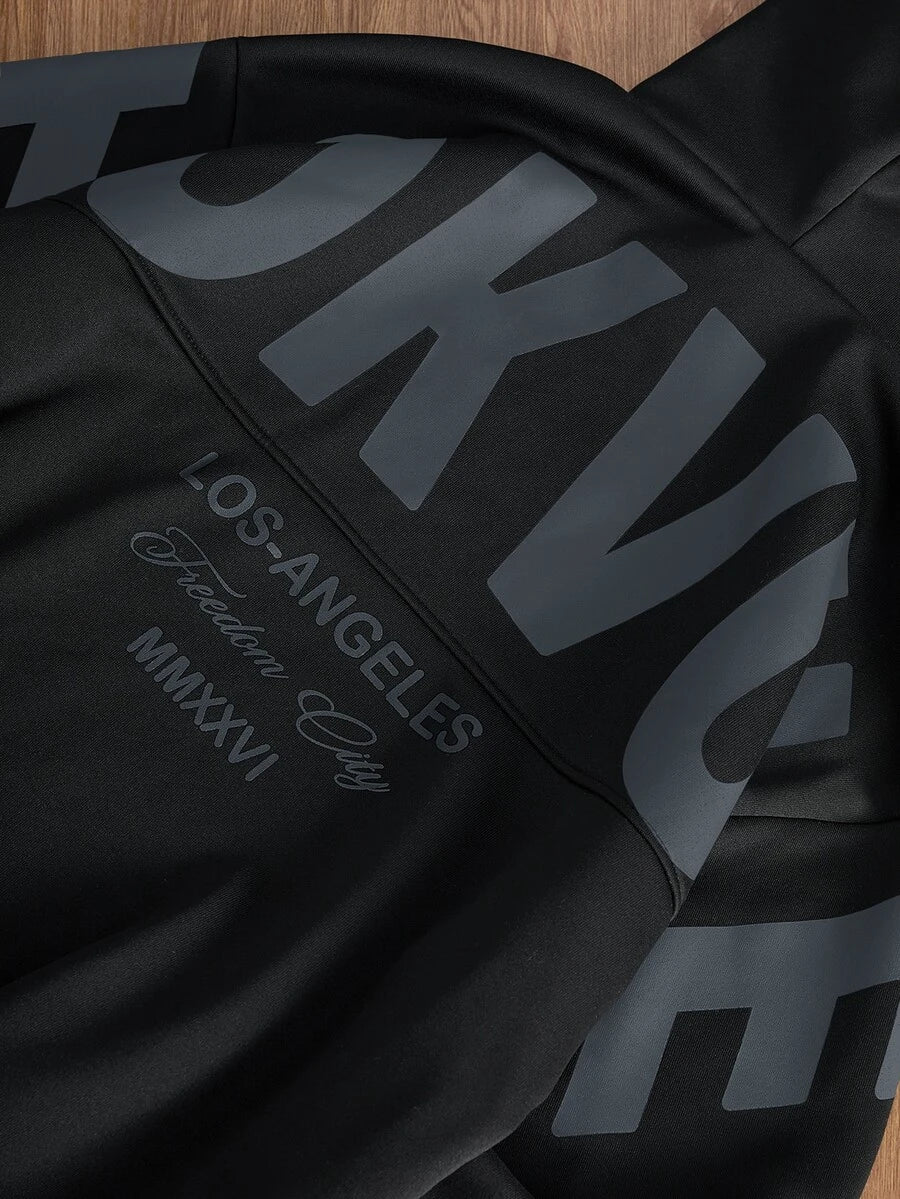 Moletom Pavtros Streetwear LA Preto