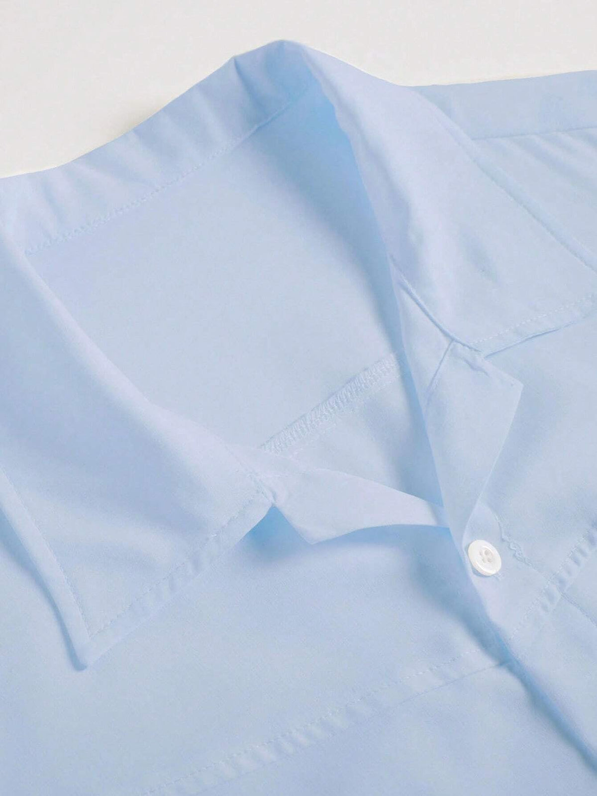 Camisa Pavtros Homme Longa de Manga Comprida Coreana