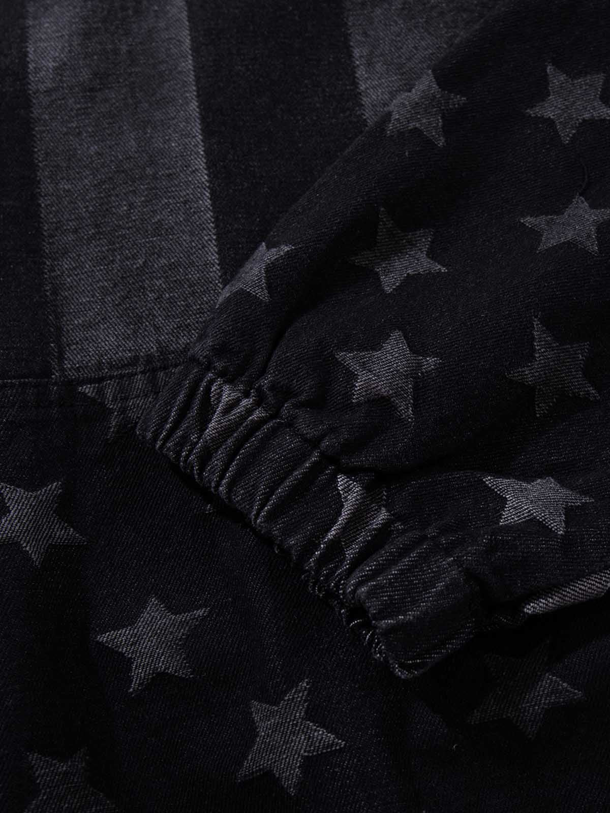 Moletom Pavtros Distressed Star Print Boxy