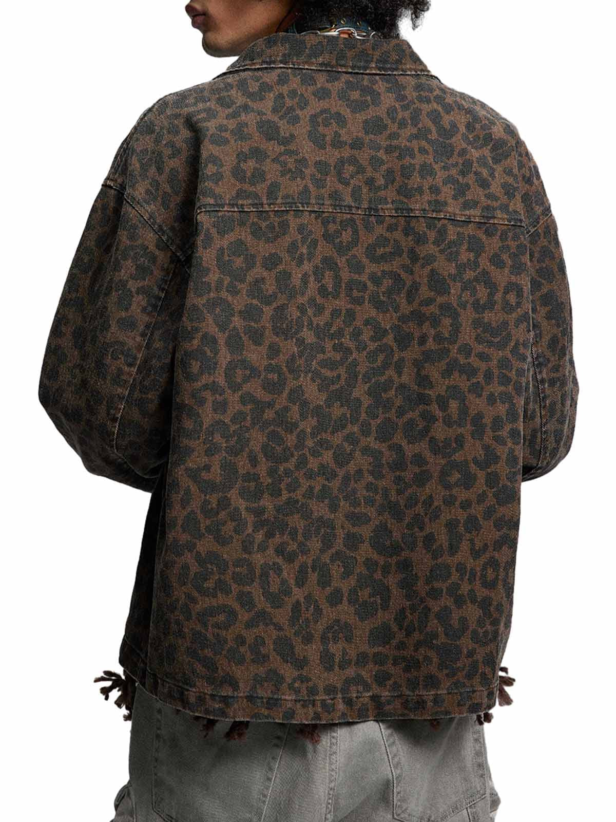 Jaqueta Pavtros Vintage Washed Cheetah - foto 5