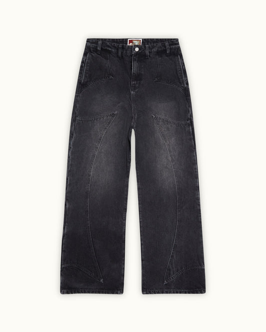 Calça Jeans Pavtros Studios Zombie Apocalypse Wide Leg — Foto 2