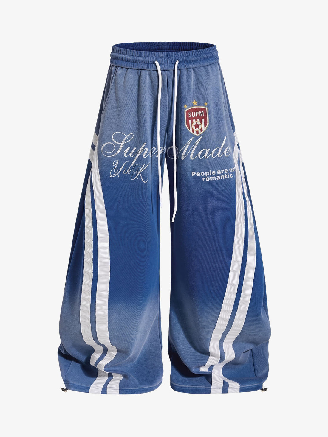 Calça Pavtros Distressed Curved Stripe Baggy - foto 1