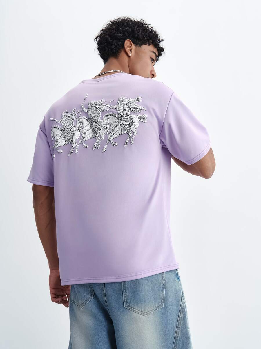 Camiseta Pavtros Estampa Cruzada