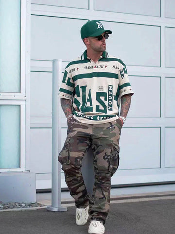 Camisa Pavtros Contrast Color Slash - foto 1