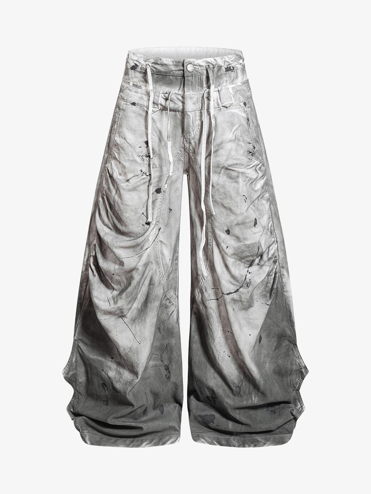 Calça Pavtros Distressed Wide Leg