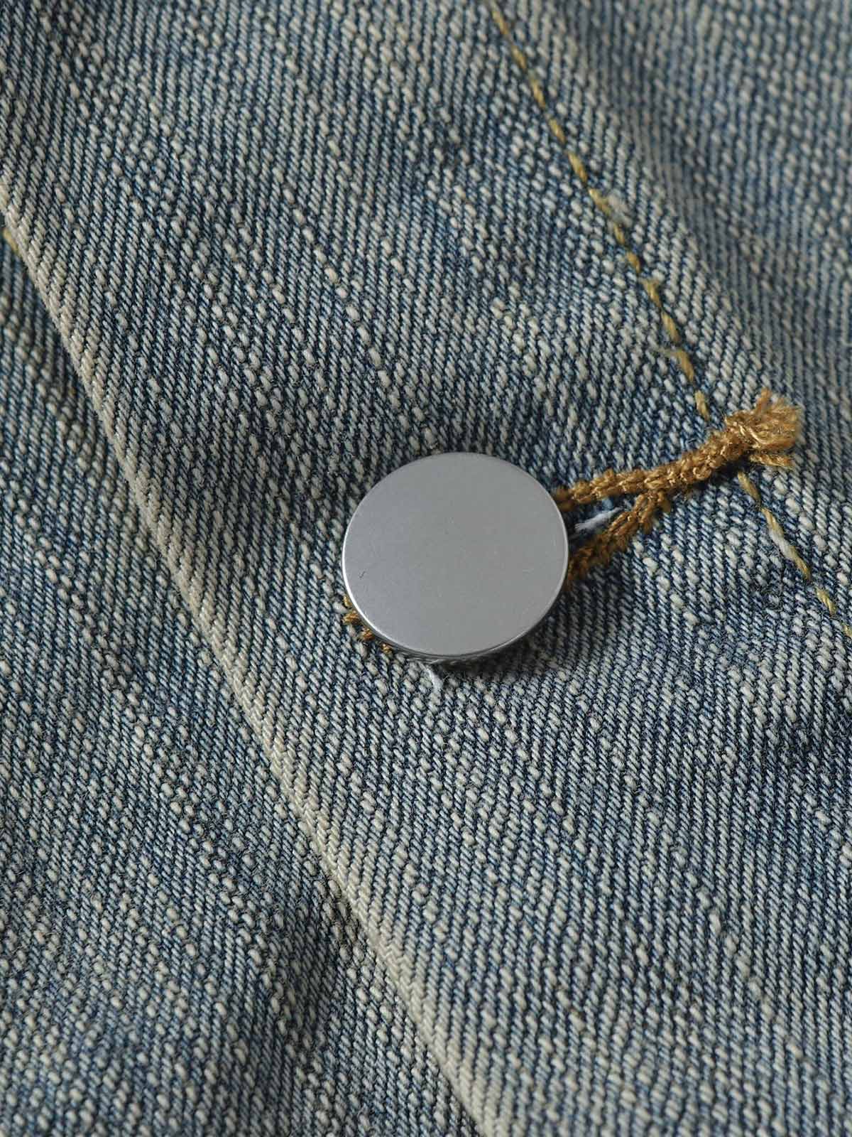 Jaqueta Pavtros Retro Washed Totem Denim - foto 3