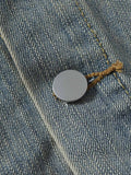 Jaqueta Retro Washed Totem Denim Jacket